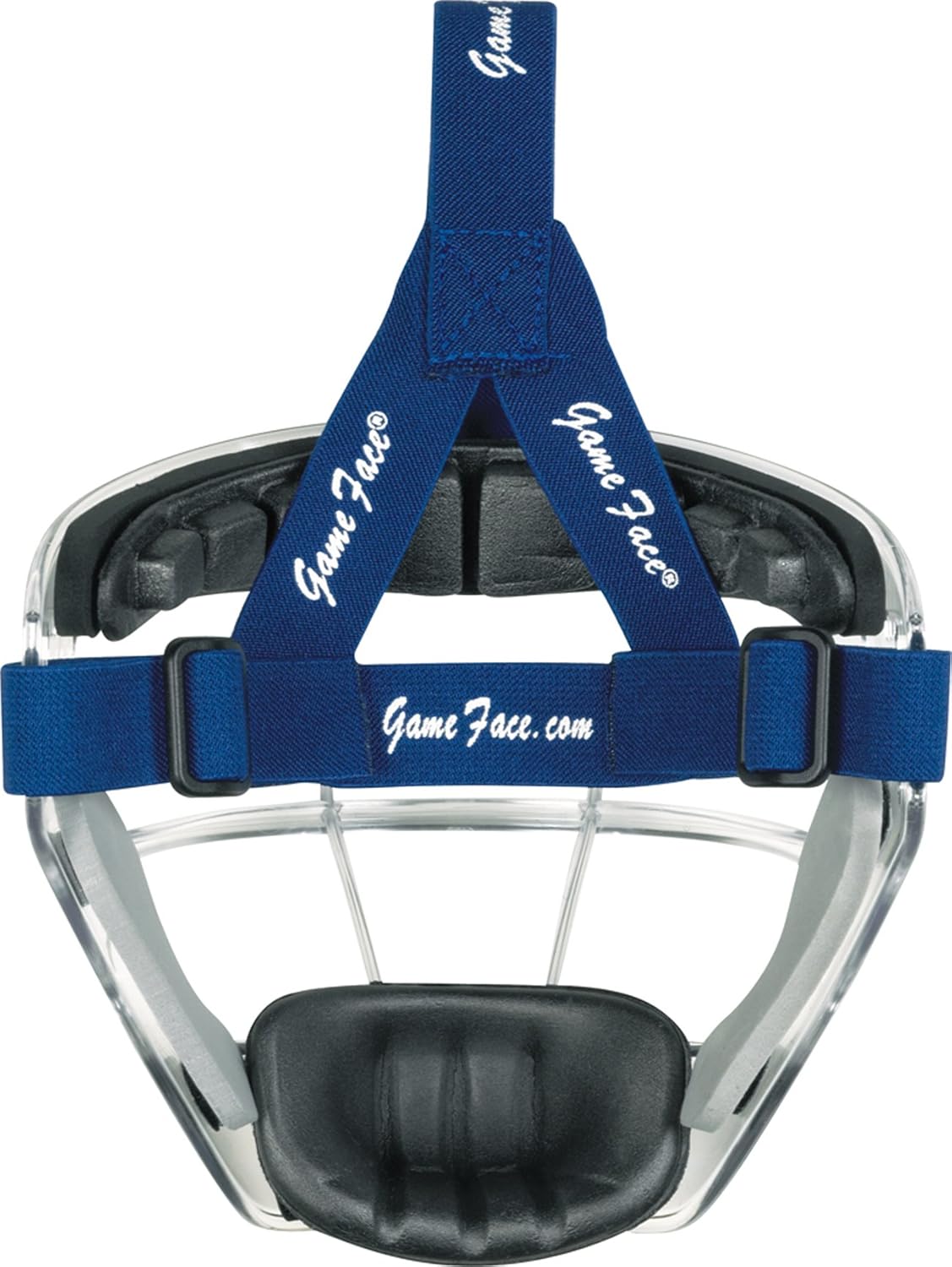 Markwort Game Face Sports Safety Mask, Clear/Royal, Medium : Baseball Face Guards : Sports & Outdoors