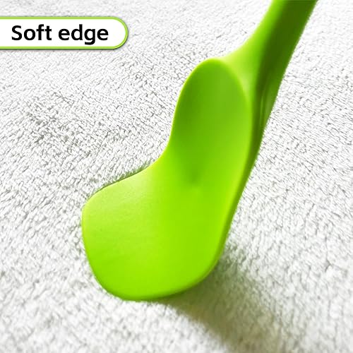 Miniatura 5 de Pequeñas espátulas de silicona  Espátula de belleza reutilizable de maquillaje  Mini utensilios de cocina antiadherentes de goma para cosméticos,