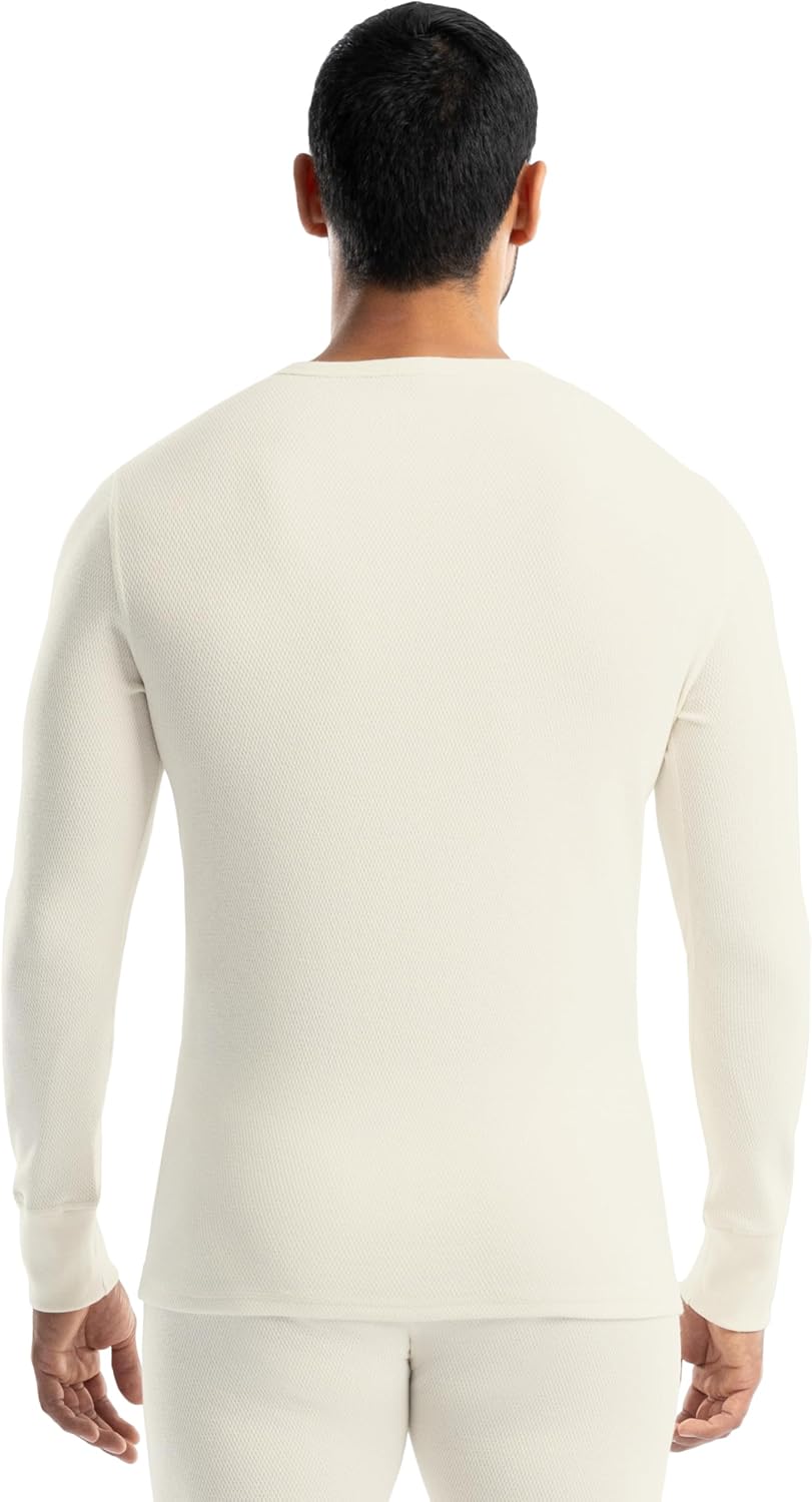Realtree Mens Heavyweight Cotton Polyester Long Sleeve Thermal Underwear Top - Image 2