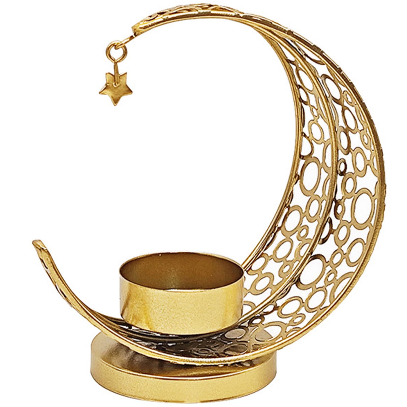 Tsophreniq Star Tealight Candlestick Holder Metal Stand for Home Weddings Tabletop Decor Centerpieces Table Centerpiece