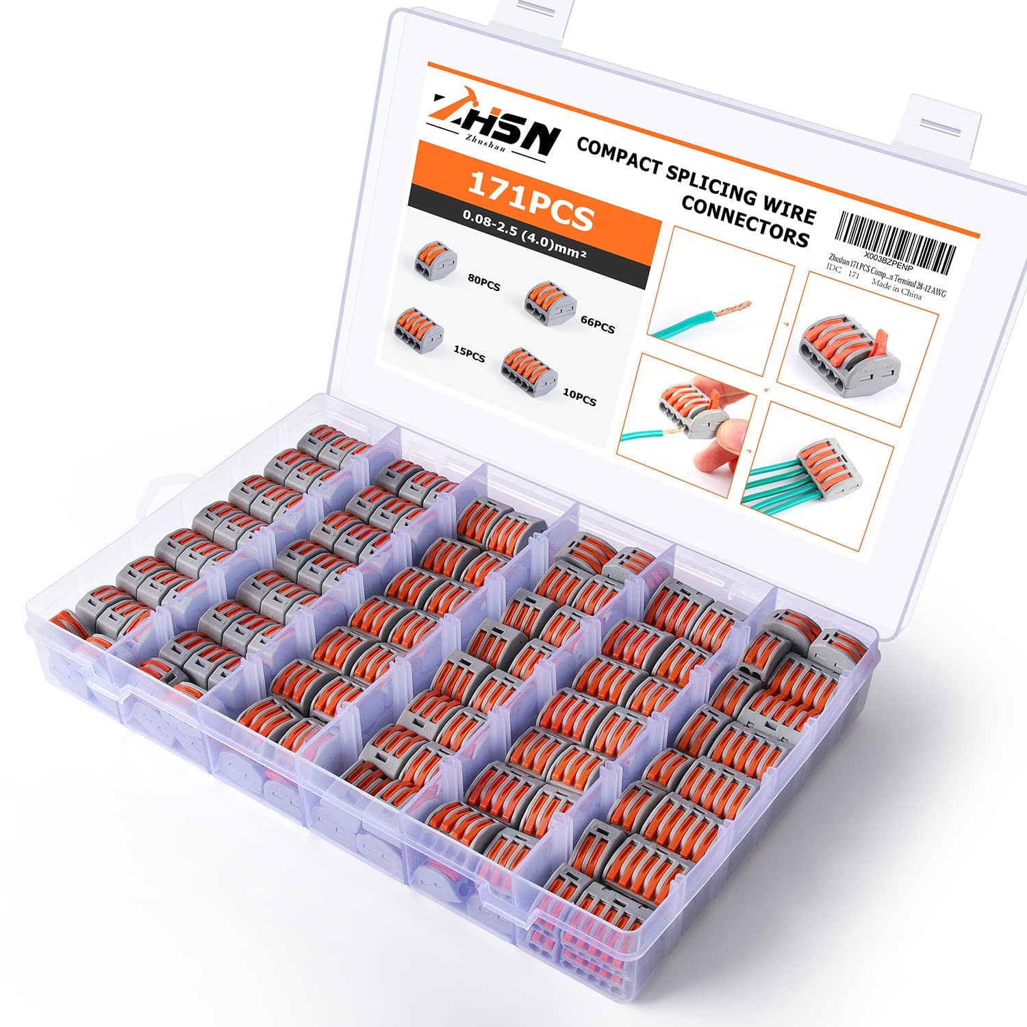 Zhushan Wire Connectors - Quick Splice Kit -11 Zhushan Wire Connectors - Quick Splice Kit -11