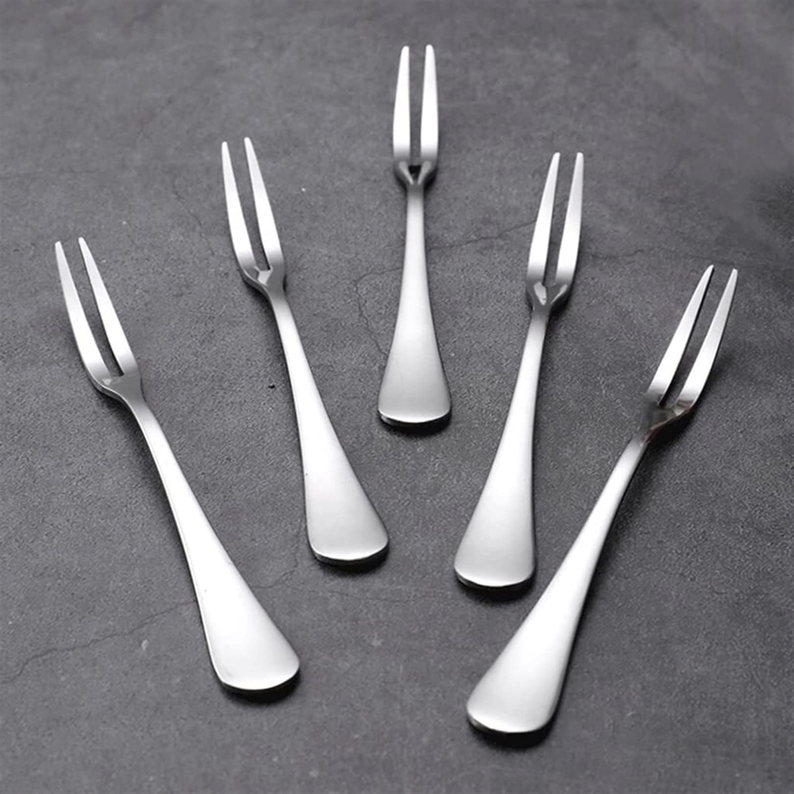 Cucharas De Mesa Tanquillas de acero inoxidable 8 piezas, conjunto cubiertos creativos Cygnus, for la cocina for el hogar Forks ensalada, horquillas postre Sopa Antigoteo Servir