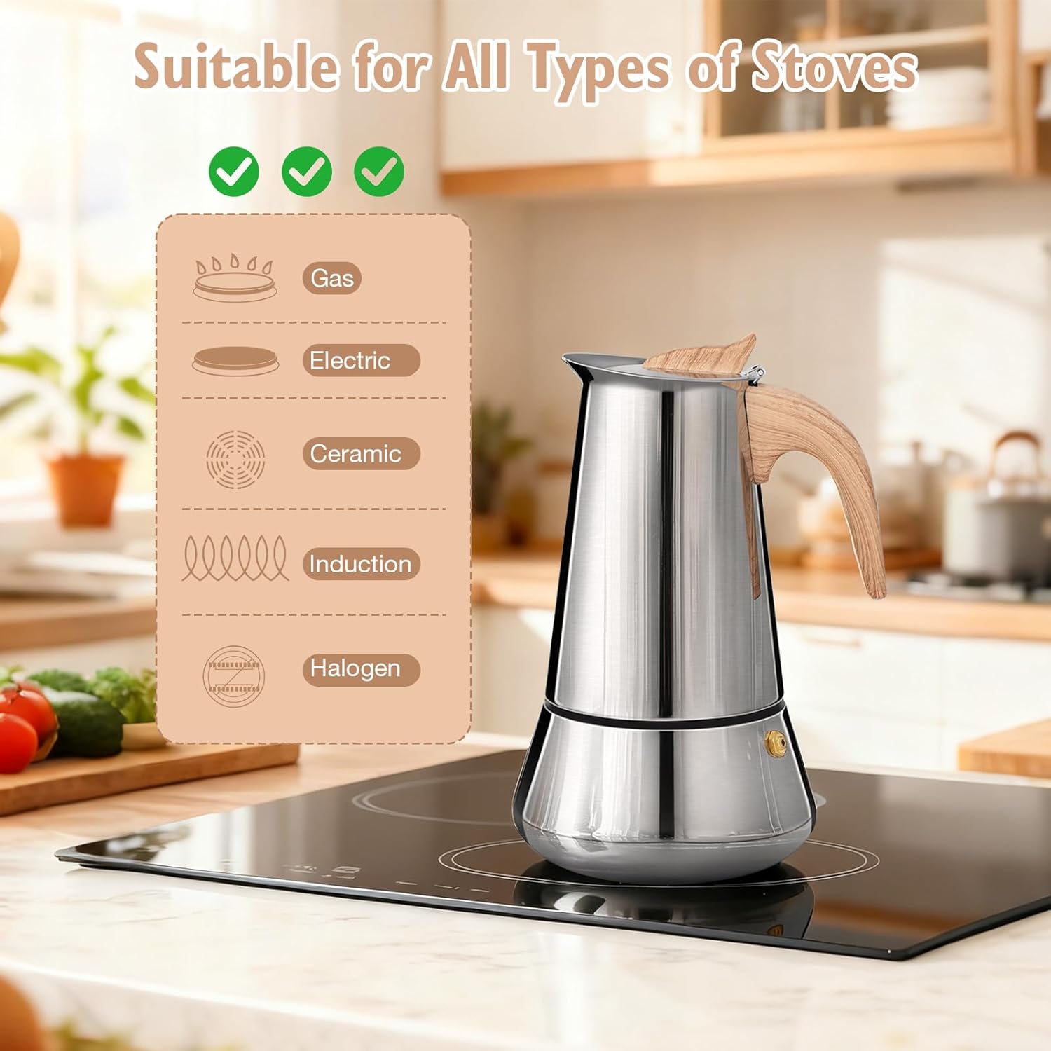 Espresso készítő szétszerelt alkatrészei