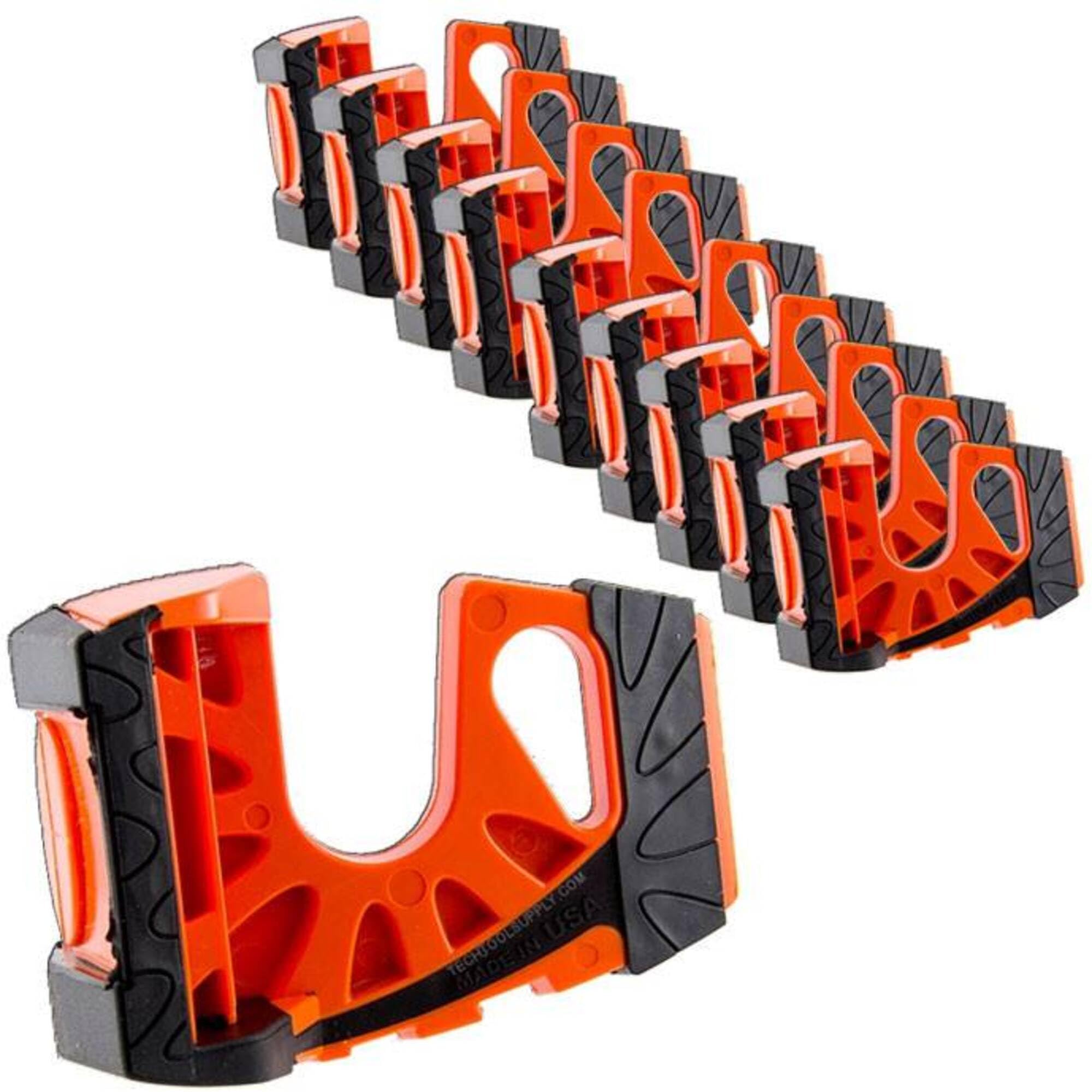 10-Pack Wedge-It Ultimate Door Stop - Orange