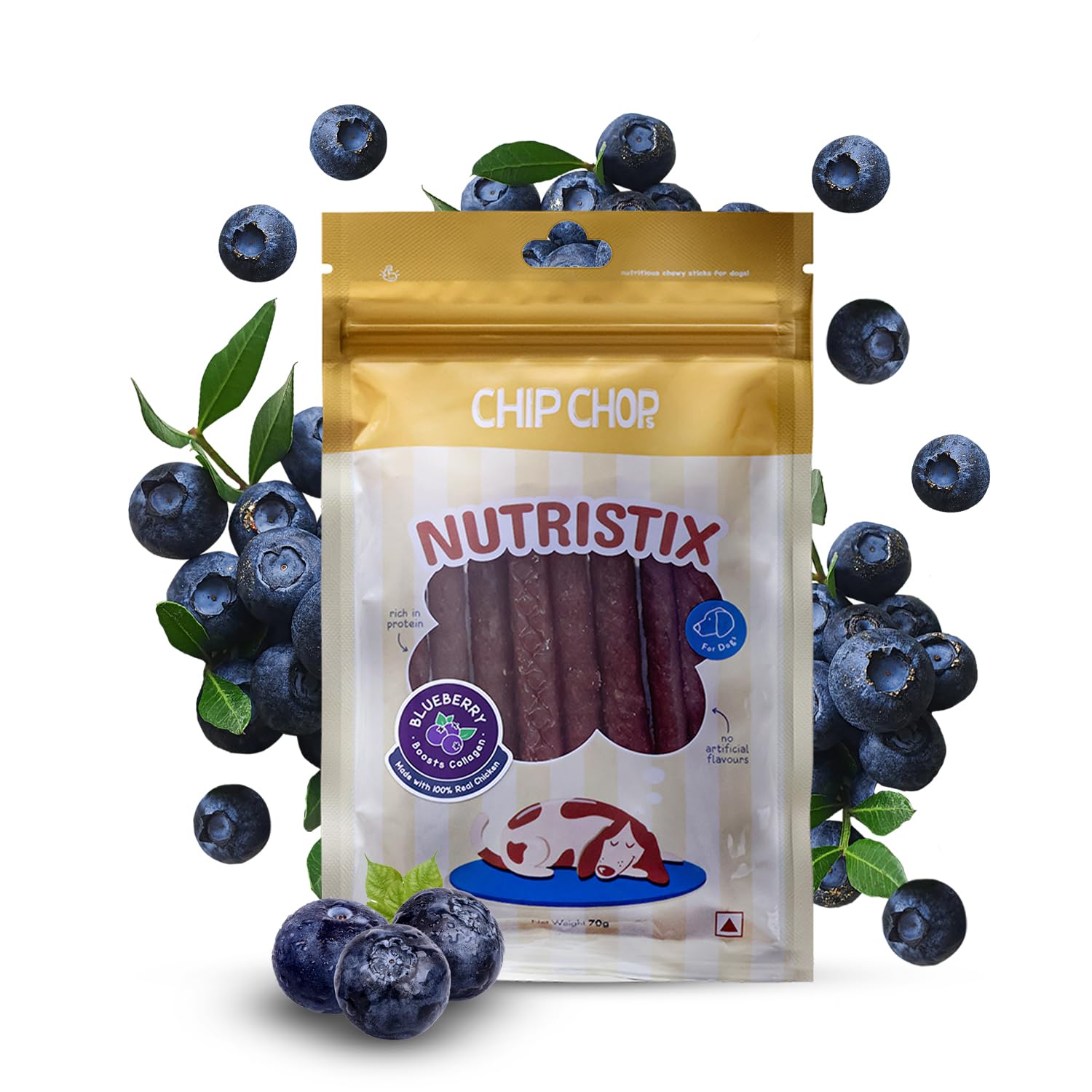 See full amazon price history chart for Chip Chops Blueberry Nutristix Dog Treat, 70 GMS, Perfect for Rewards, Training & Snacking, for All Life Stages and Dog Breeds (Pack of 2) Chip Chops Blueberry Nutristix Dog Treat, 70 GMS, Perfect for Rewards, Training & Snacking, for All Life Stages and Dog Breeds (Pack of 2) (B0CM3WT9NS) Amazon Price History, Amazon Price Tracker