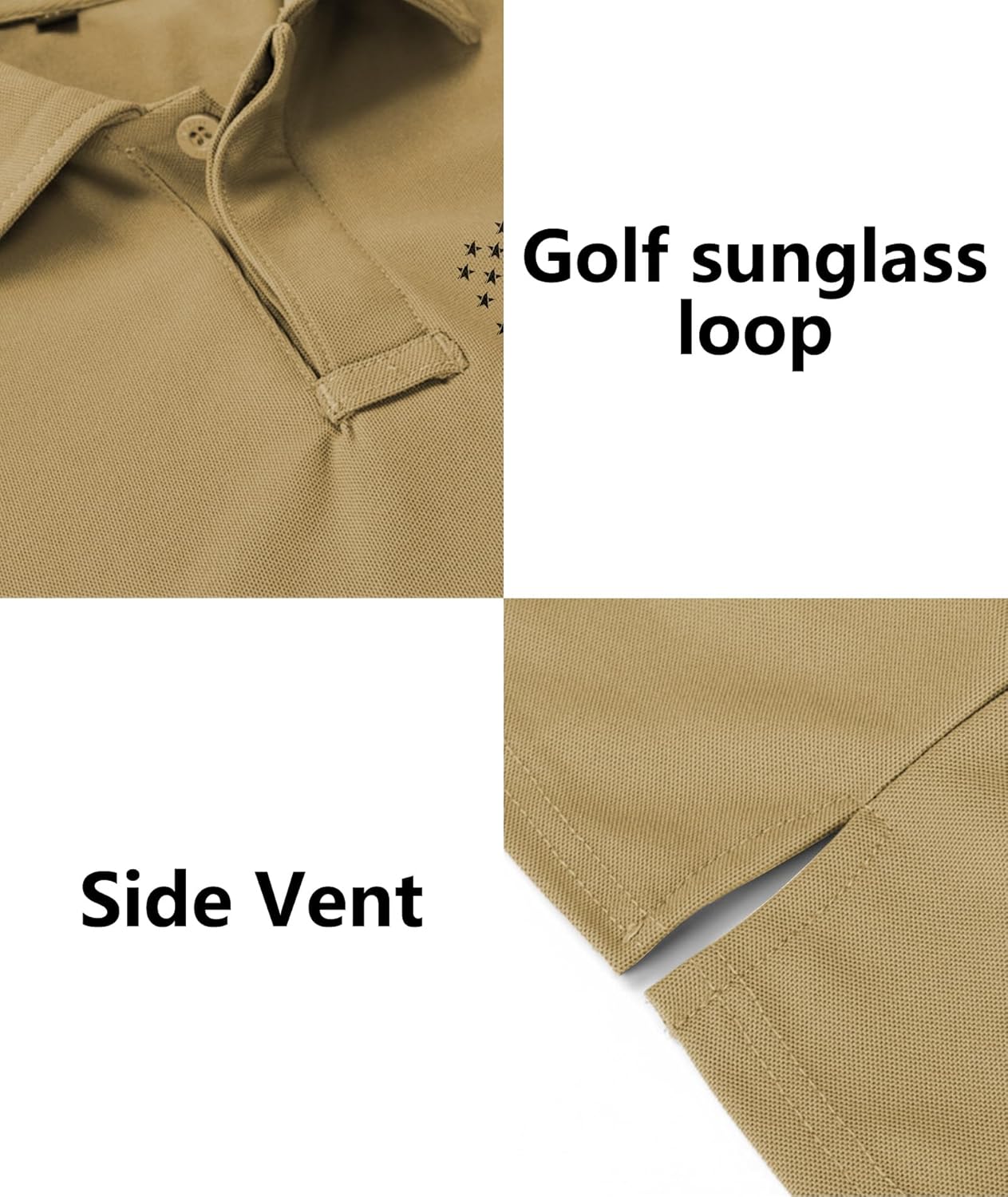 JACKETOWN Men's Polo Shirt Patriotic Graphic Short Sleeve American Flag Golf Shirt Independence Day - Image 5