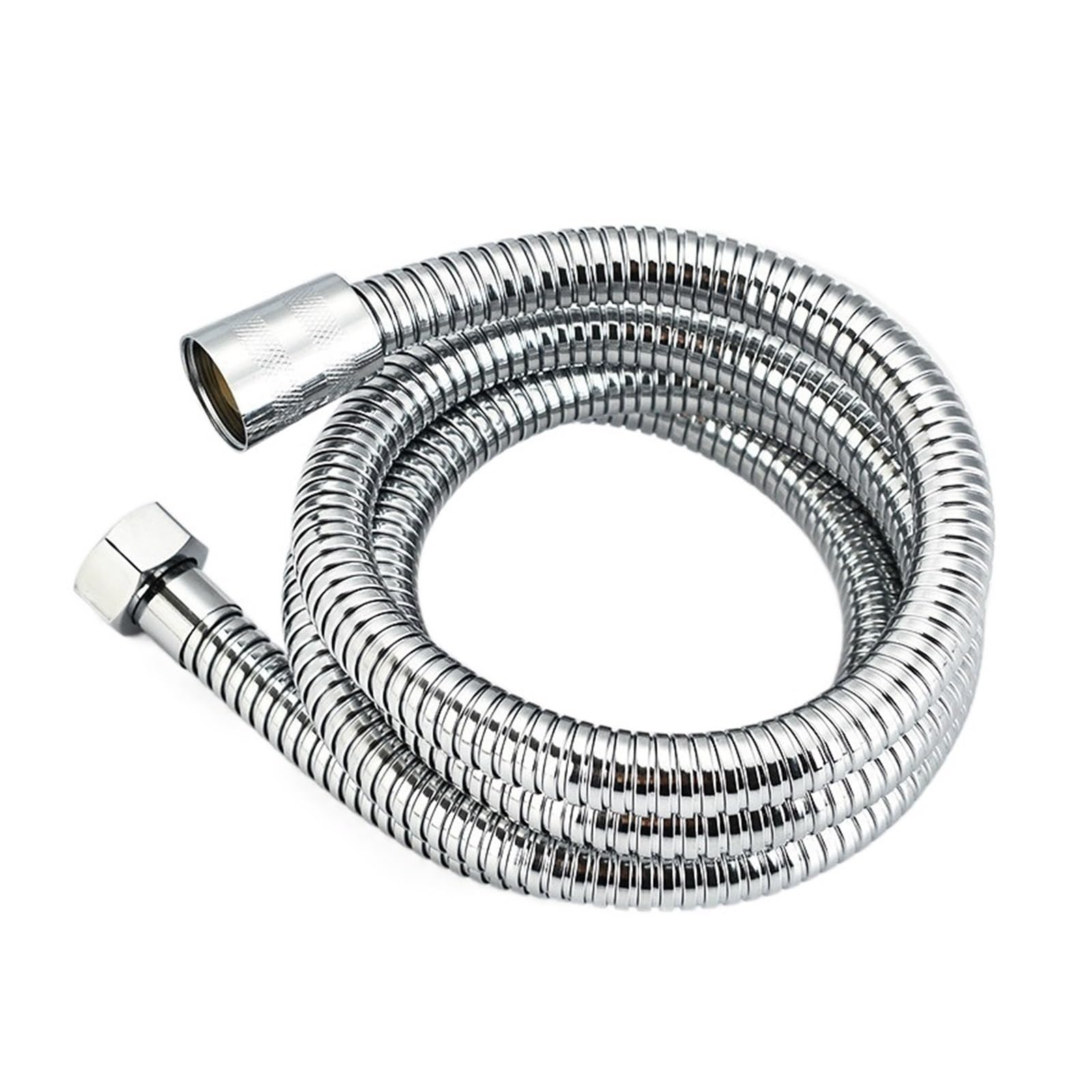 Tubo de ducha de acero inoxidable de 1,5 metros con manguera flexible de silicona para baño