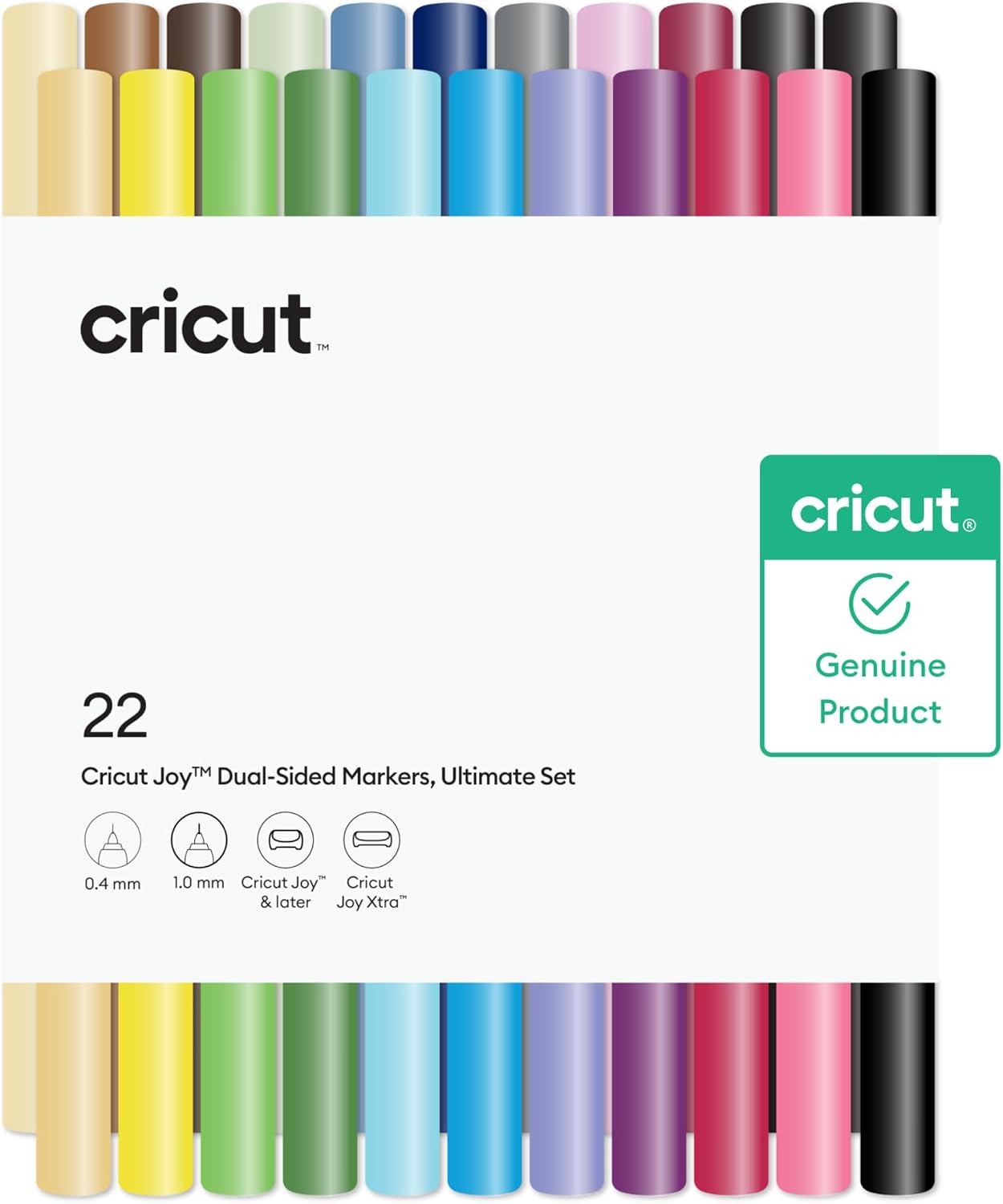 Cricut® Joy™ Dual-Sided Markers, Ultimate Set (22 ct)