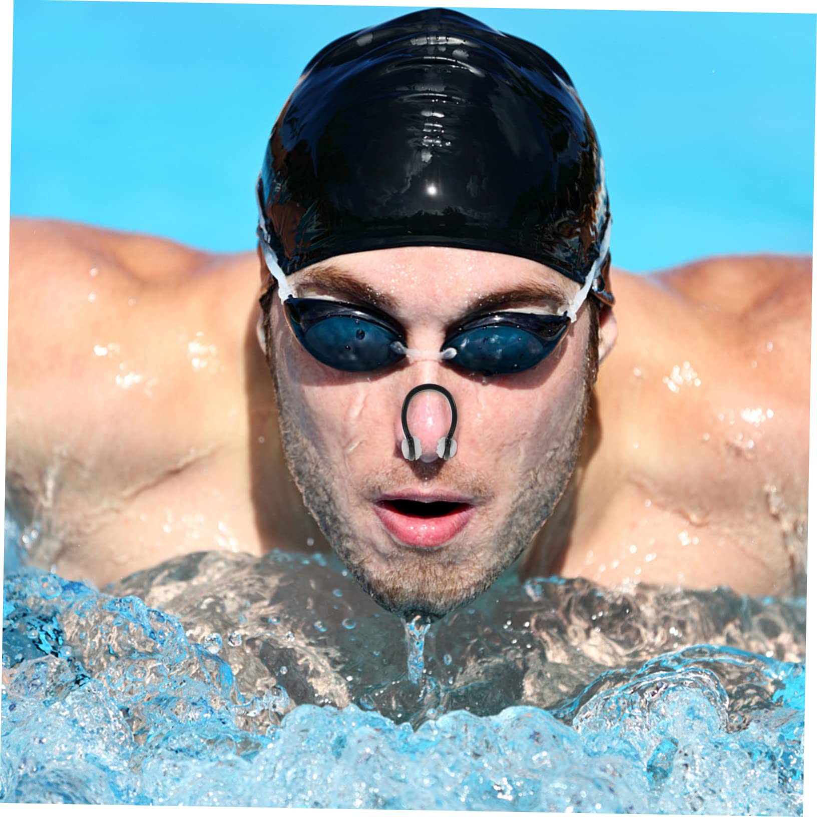 SEWOART Swimming Nose Clip Soft Silicone for Adults Children Non-Slip Comfortable and Long-Lasting