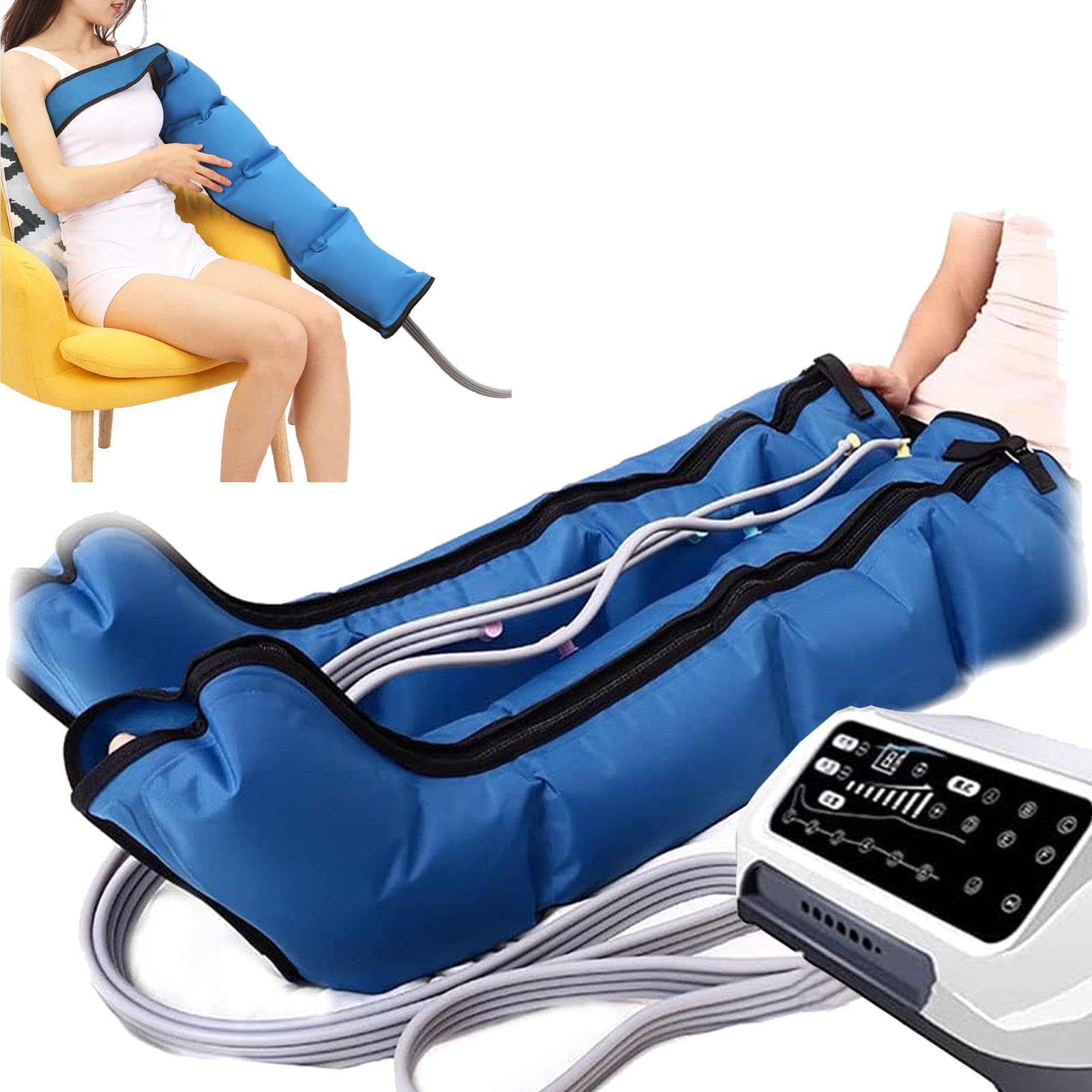 Generico Massaggiatore a Compressione d’Aria, 4 Camere, 2 Braccia + 2 Gambe