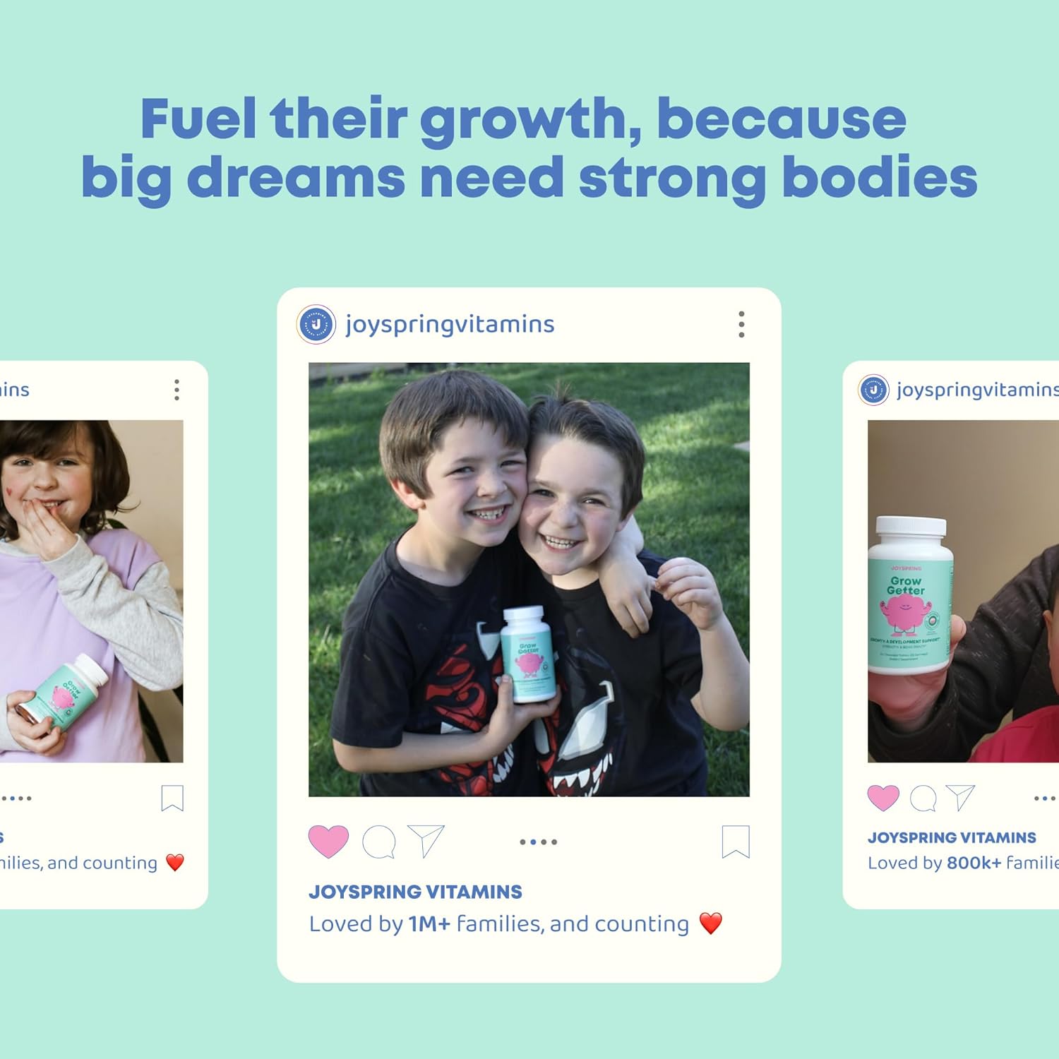 JoySpring Growth Vitamins for Teens & Height Support for Kids - Encourages Stronger Bones & Healthy Natural Growth - Sugar Free - L-Arginine, L-Lysine, Zinc, Vitamin D & K2-30 Servings - Image 4