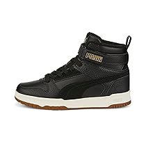 PUMA RBD Game WTR Jr – Scarpe da Ginnastica Gioventù Unisex, PUMA Black-PUMA Black-PUMA Team Gold,