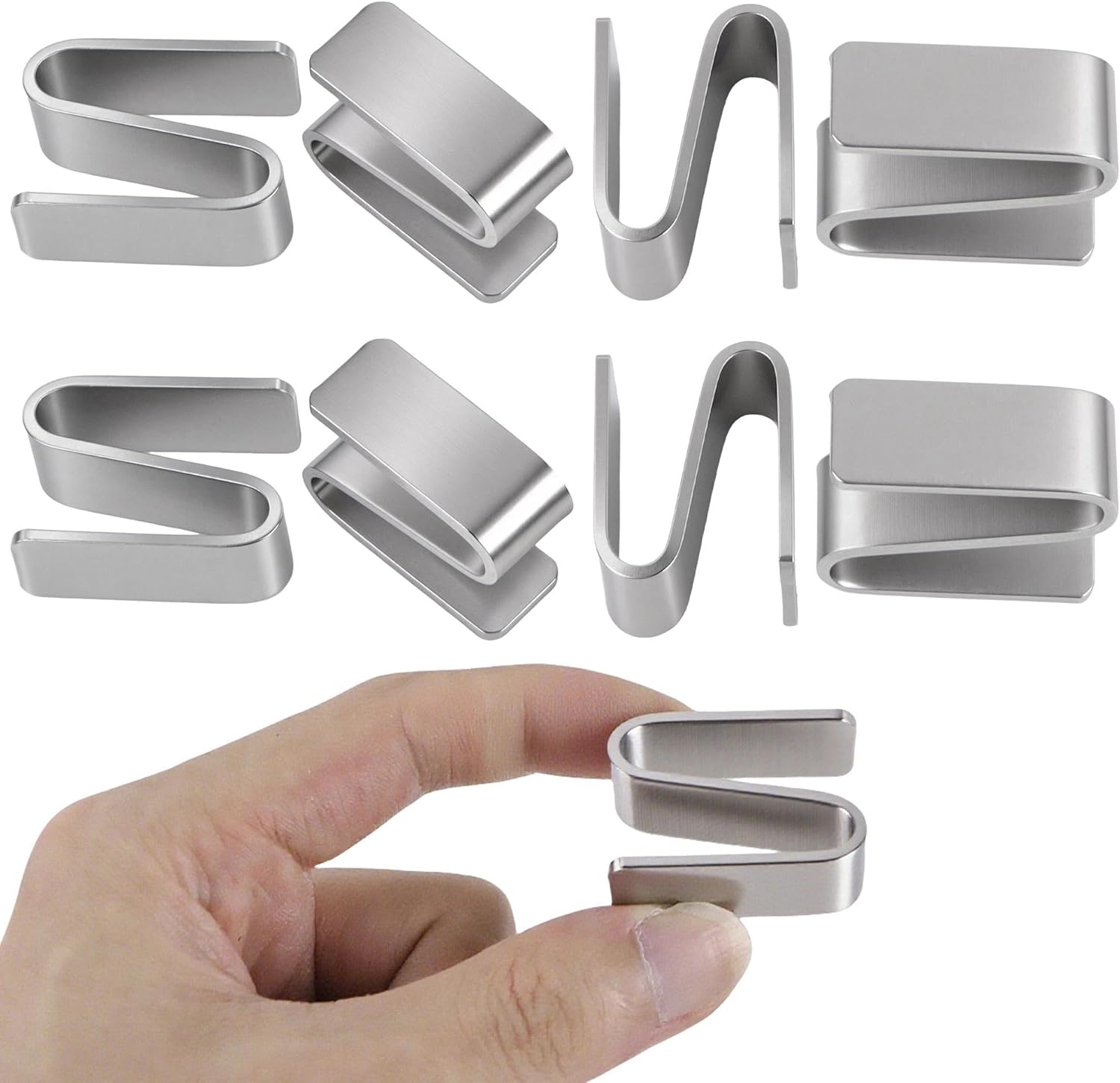 32 Pack Connecting S Hook for Wire Shelf System,Wire Shelf S Hooks - Heavy Duty 304 Stainless Steel - for Warehouses Shopping Malls Garden Places