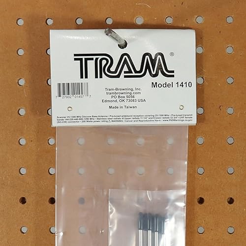 Miniatura 7 de Tram 1410 Scanner 25MHz–1,300MHz VHF/UHF Super Discone Base Antena