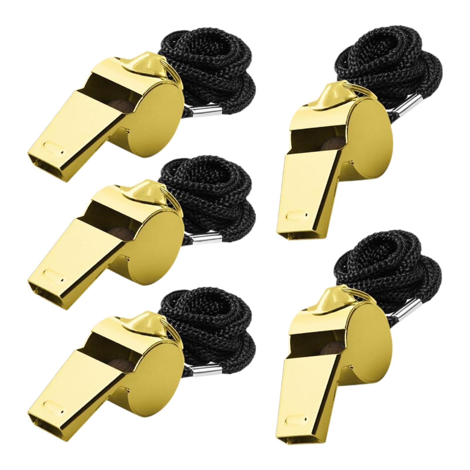 SAZ DEKOR Sports Whistles Metal Compact Loud Sound for Competition Volleyball Football-image-7