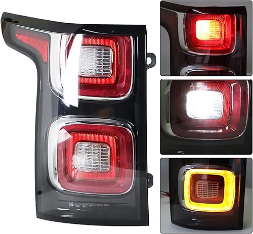 Vista 2 de Caenagrion GENRICS - Repuesto para Land Rover Range Rover L405 2018 2019 2020 luces traseras de lente transparente, montaje de luz trasera izquierda