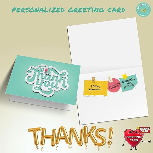 Miniatura 85 de Gift A Snack – Caja llena de golosinas variadas para el Día del Padre y cumpleaños, incluye tarjeta de felicitación, cesta de golosinas con dulces