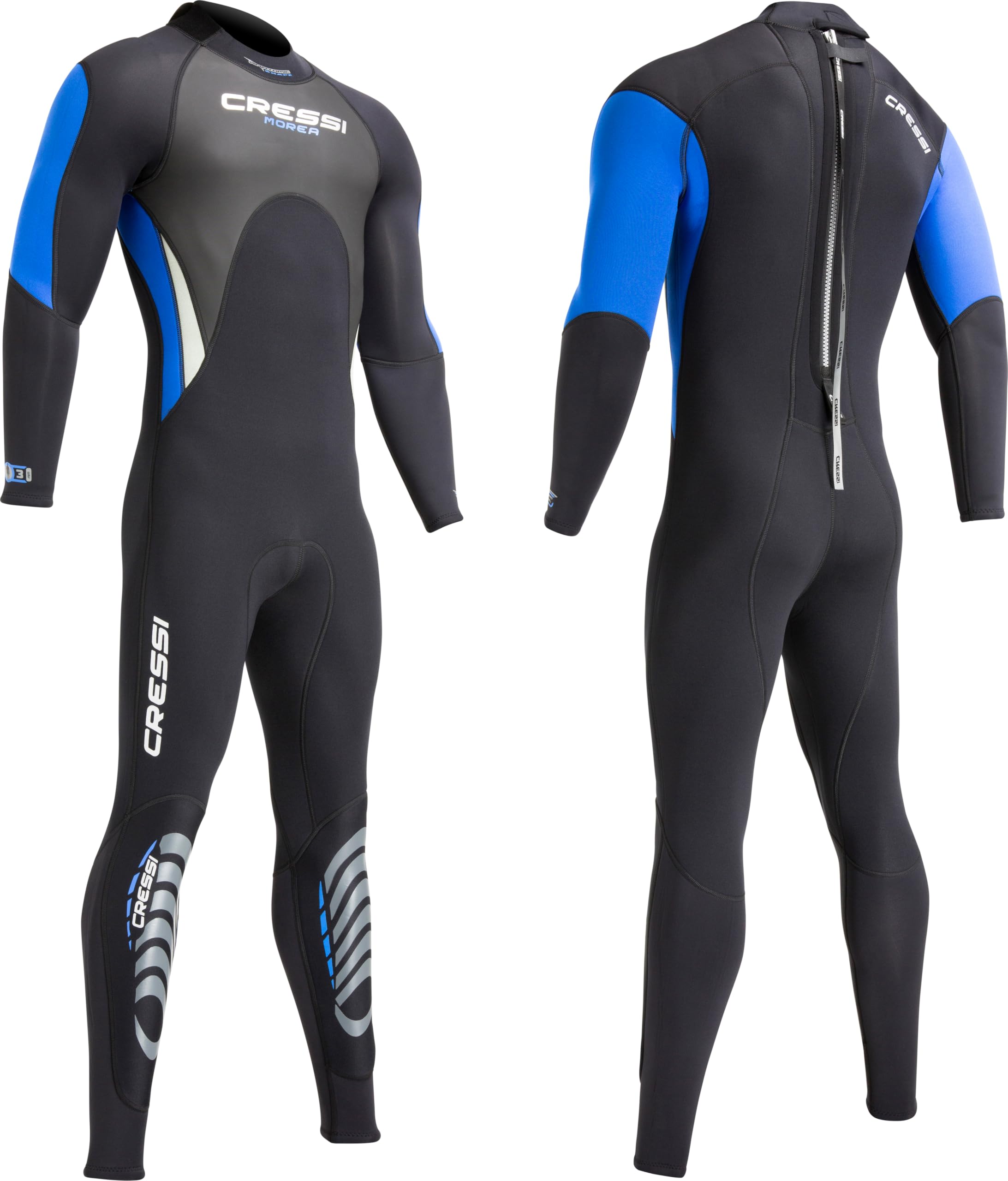 Cressi Men's Ultraspan Scuba Diving Wetsuit Morea 3mm
