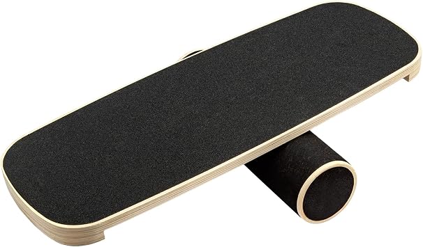 Balance Board Trainer Wooden Yoga Pilates Fitness Trainer Board