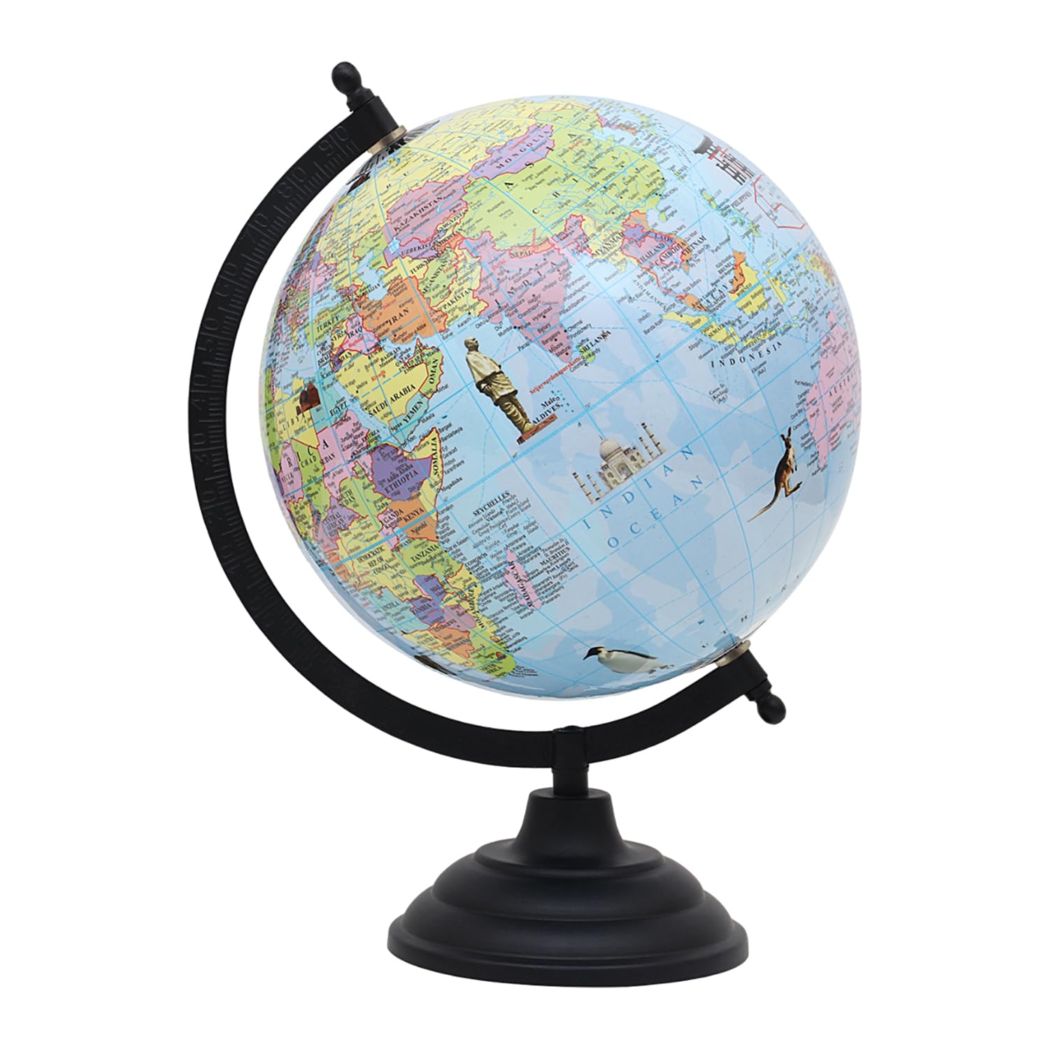 Reckmart World Globe, Educational Globe for Kids | Office Globe/Globes for Students | Gift Item -8 INCH (B0C9YF5SFR) Amazon Price History, Amazon Price Tracker