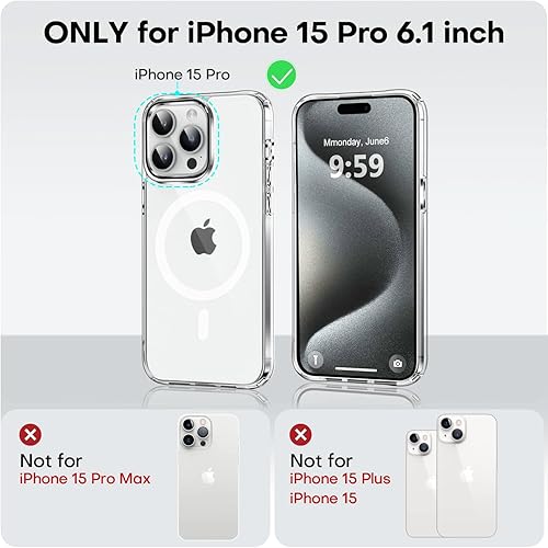 Vista 409 de MOCCA - Funda magnética resistente para iPhone 11 de 6.1 pulgadas, compatible con MagSafe, protector de pantalla de vidrio + protector de lente