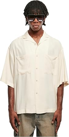 Urban Classics Men's Oversized Resort Shirt Shirt Pack of 1