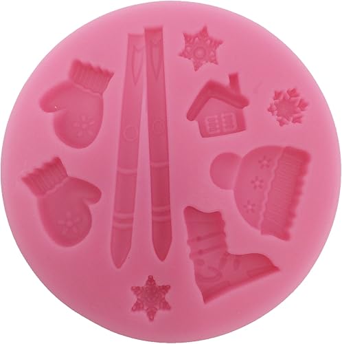 Molde de chocolate con fondant para decoración de pasteles, decoración de magdalenas, arcilla polimérica, manualidades