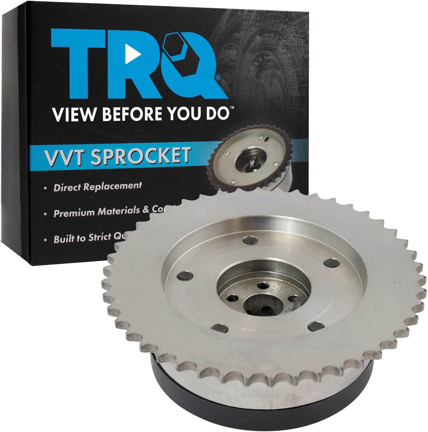 TRQ Engine Variable Valve Timing Sprocket Camshaft Phaser Gear Compatible with Buick Chevy GMC