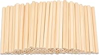 Vista 20 de Varillas de madera sin terminar de 1/4 x 6 pulgadas, para manualidades y bricolaje, 50 unidades Woodpeckers