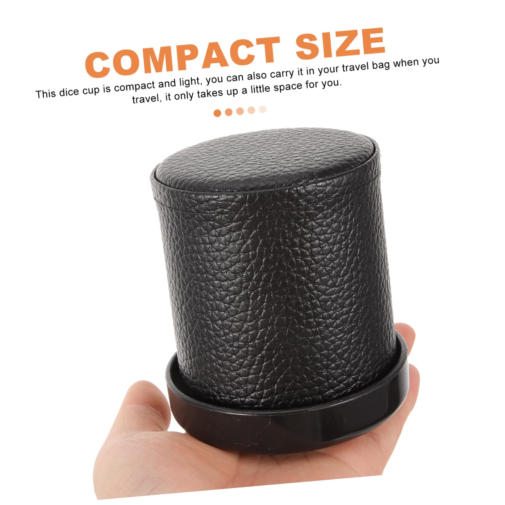 1 Juego de Vasos de Piel silenciosos para colador de Dados, Taza, Soporte para Cubos Reutilizable, Soporte para agitación, para Cubos de agitación, Accesorios de Juego Bar