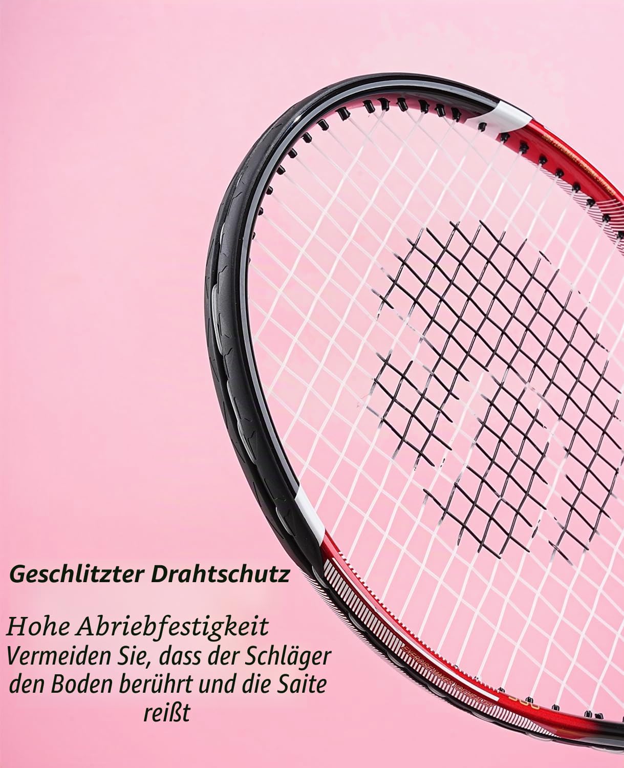 Senston Tennisschläger für Erwachsene 68,6 cm, Tennisschläger 2er-Set mit 3 Bällen, 2 Griffen, 2 Schwingungsdämpfern