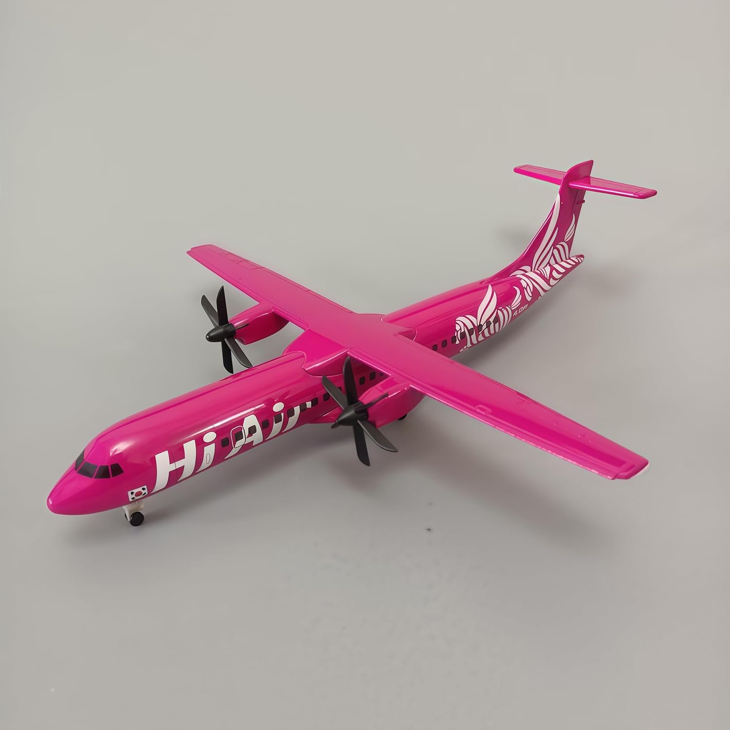 Korean Air ATR 72 Diecast Metal Turboprop Model 1/300 Scale Alloy Plane for Collection Home Display Office