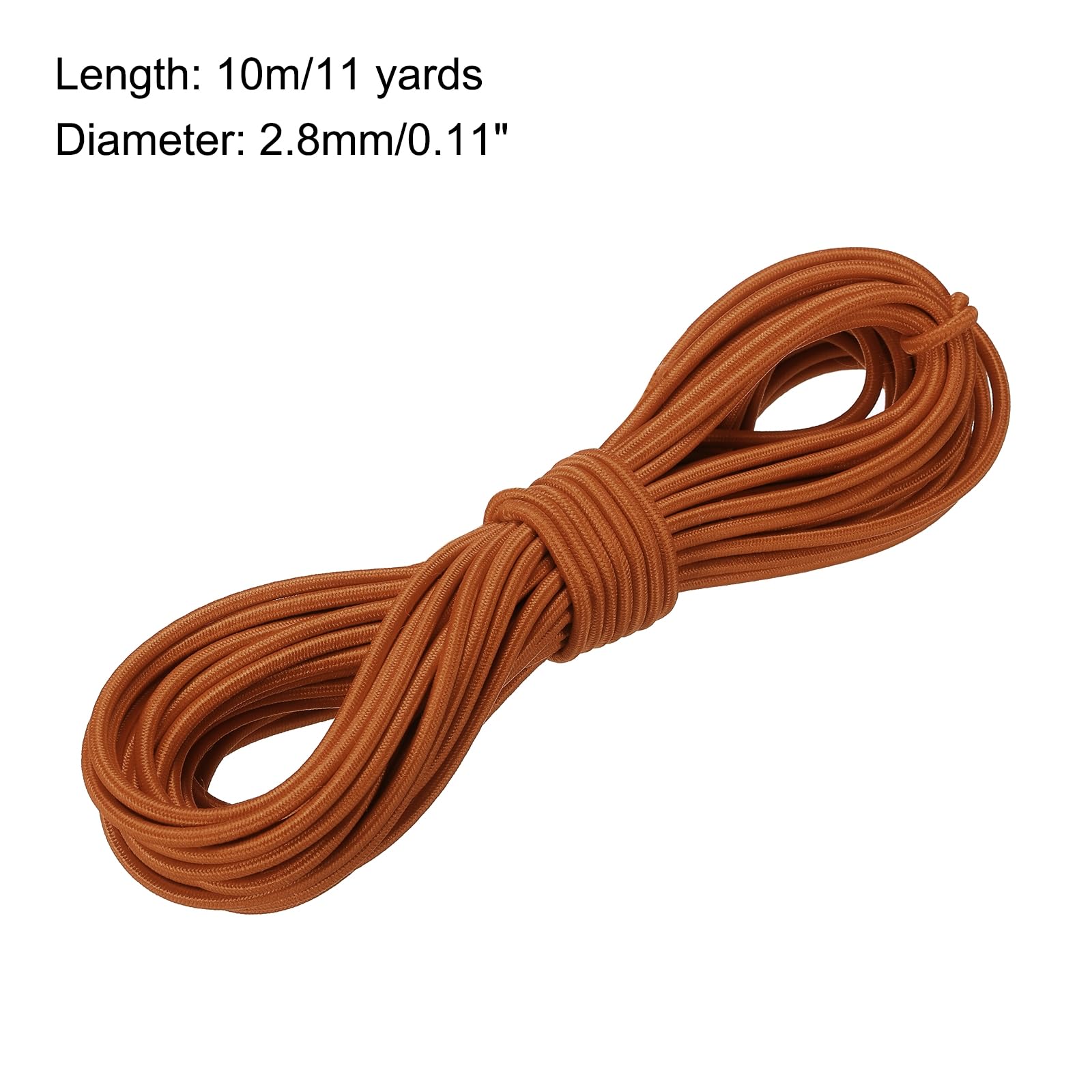Rebower Elastic Cord Stretch String Heavy Rope 2.8mm 11 Yards Long Rubber Rope [for Sewing Camping, DIY Craft - Image 2