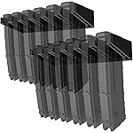 RUSFOL Solid ABS 6X Standard PMAG Wall Mount, Mag Holder, Home Magazine Storage Rack, 2 Pack