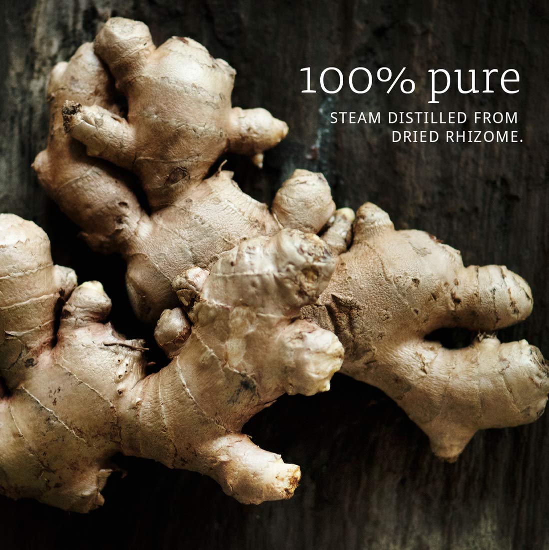 NOW Essential Oils, Ginger Oil, Spicy Aromatherapy Scent, Steam