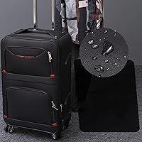 Amazon | [Sakunaca] スーツケース ソフトキャリーバッグ 鍵付き 盗難