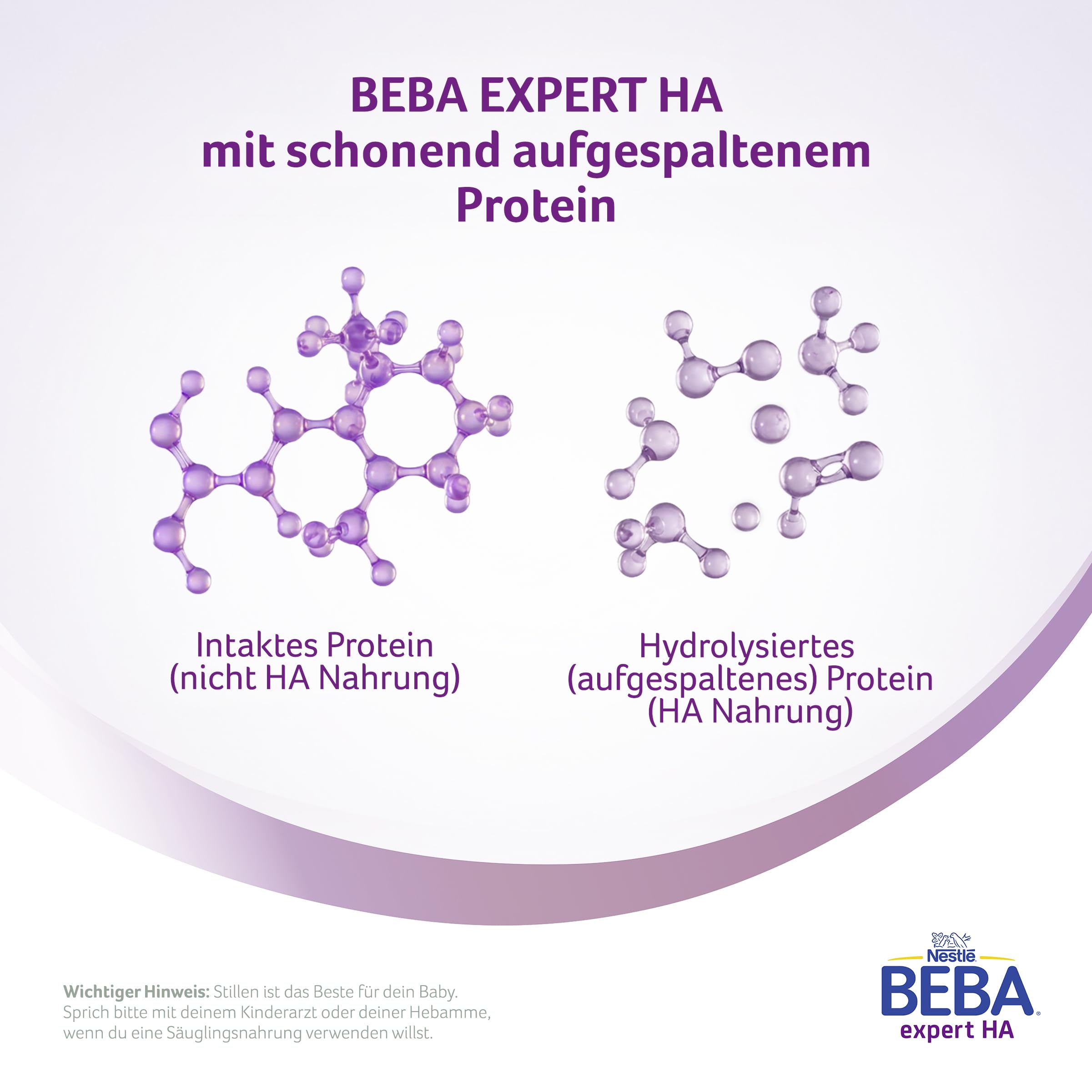 BEBA expert HA PRE Hydrolysierte Anfangsnahrung, Anfangsmilch von Geburt an, Babynahrung, Baby-Milchpulver, Vorratspack 1er Pack (1 x 1200g)