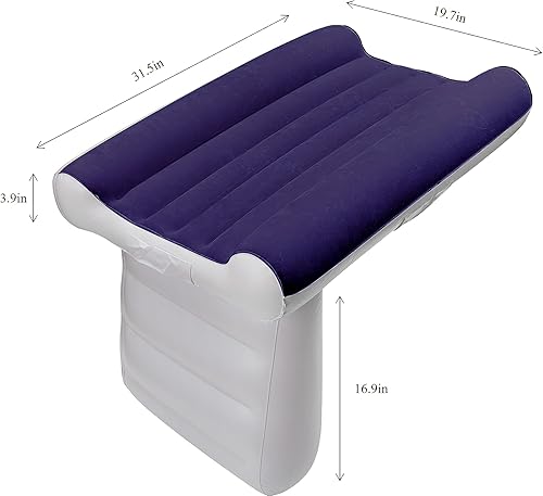 Miniatura 2 de Cama inflable de viaje para bebé, cama inflable de avión para niños pequeños, asiento de coche para perro, cama de avión de viaje para bebé, cama de