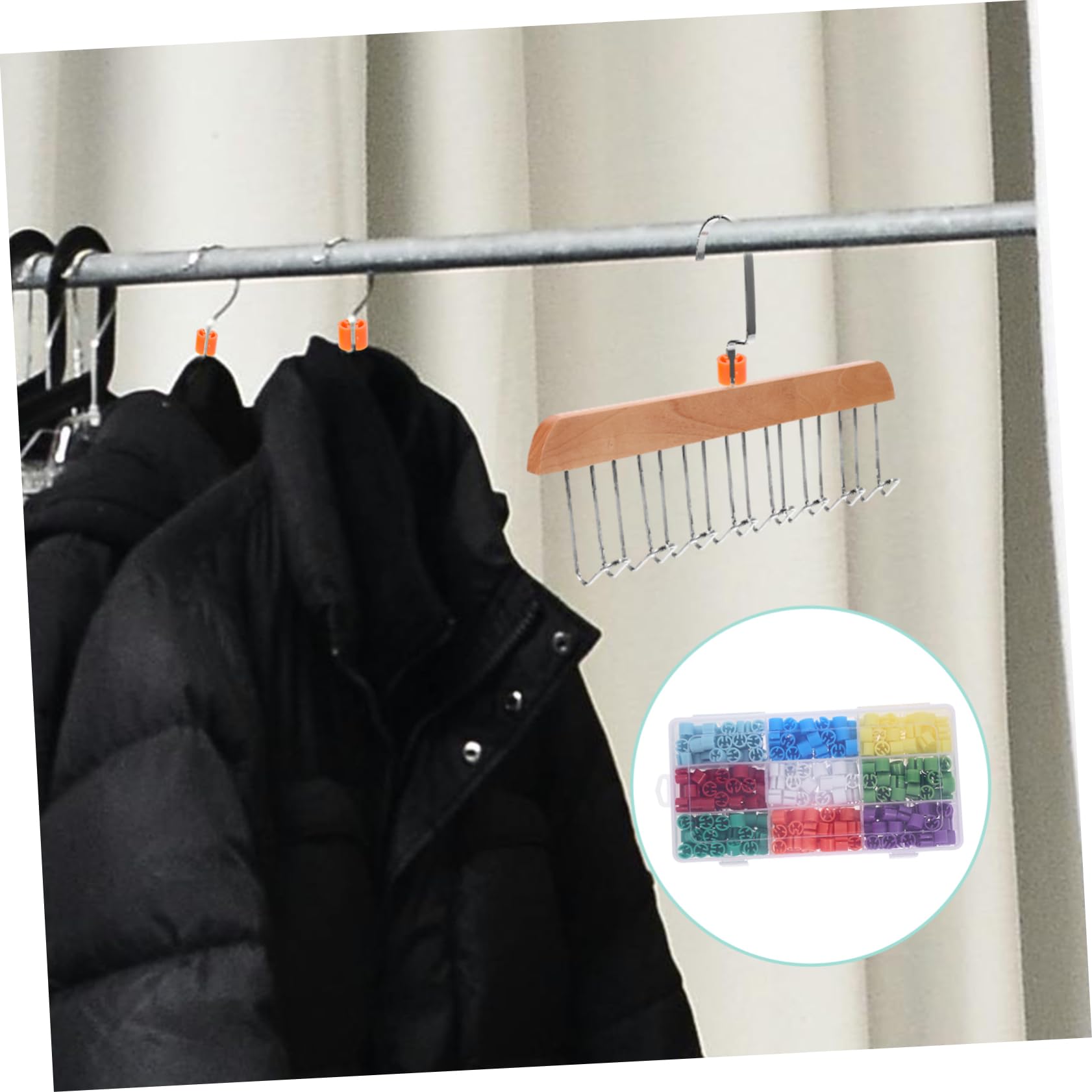 Amazon.co.jp: Levemolo ハンガーかけ 室内向け 衣類ハンガータグ 405