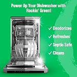 Rockin' Green Deep Cleaning and Deodorizing Tablets for Dishwashers, Washing Machines, and Garbage Disposals, Removes Odor and Residue (Dishwasher Cleaning Tablets, 24 Count)