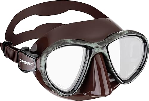 Miniatura 1 de Fotógrafo de buceo libre adulto máscara de bajo volumen con falda de silicona - Metis de Cressi calidad desde 1946