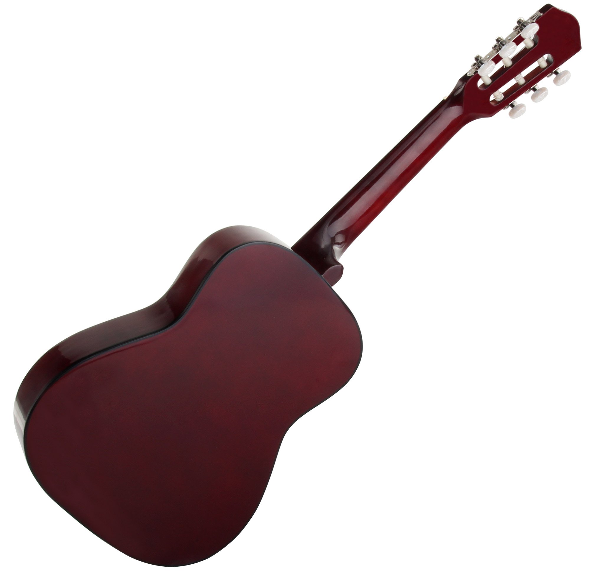 Classic Cantabile AS-851 1/2 Guitarra Clásica de Concierto Set para Principiantes con guitarra, funda gigbag, cuerdas nylon, libro/curso, 3 púas y afinador de silbato.