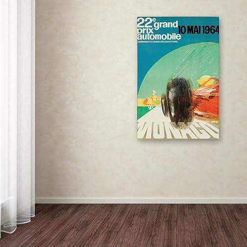 Miniatura 2 de Racecar 10 de Lantern Press, lienzo decorativo para pared de 30 x 47 pulgadas