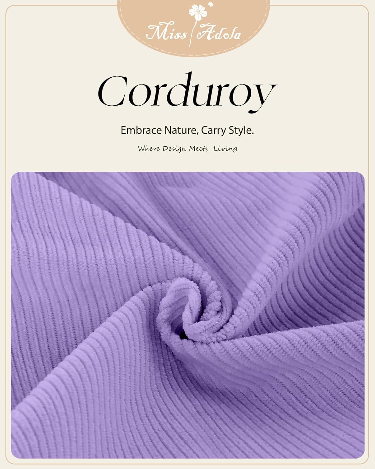 Aesthetic 2 Pack Corduroy Tote Bag - with Makeup Pouch Bag for Women Reusable Grocery Bag for Gym, Travel, Work - Image 3