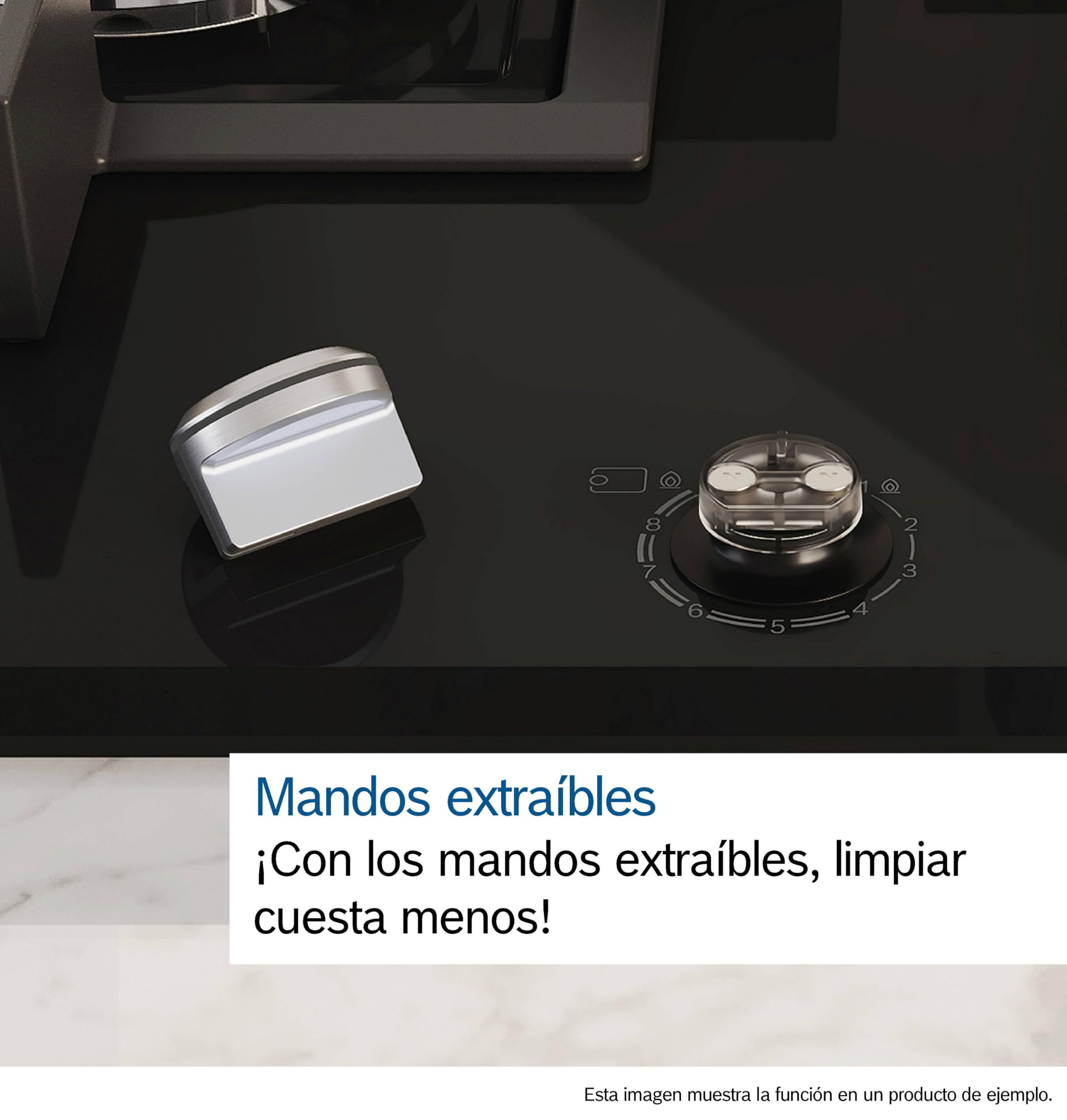 Bosch, Placa de Gas, Serie 6, 3 Zonas, Seguridad GasStop, negro, PPC6A6I10 | Cocina segura y con resultados deliciosos con el control preciso de la llama en 9 niveles.