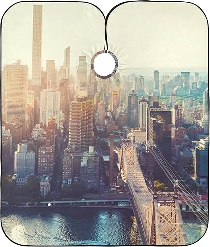 Vista de Nueva York Peluquería Peluquería Bib Salon Color Capes, Barbershop Cape