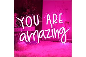 SYLHOME "You Got This" Pink Neon Light Sign, 16.9" X 10.6"