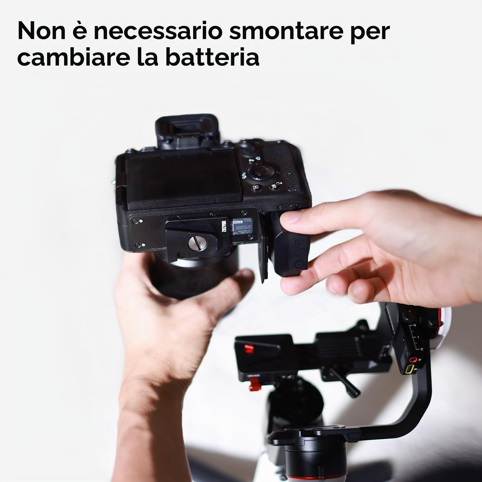 ZHIYUN Crane M3 [Ufficiale] 3-Axis Gimbal Stabilizer, Stabilizzatore Fotocamera con Luce di Riempimento Incorporata, Treppiedi, Gimbal Fotocamera
