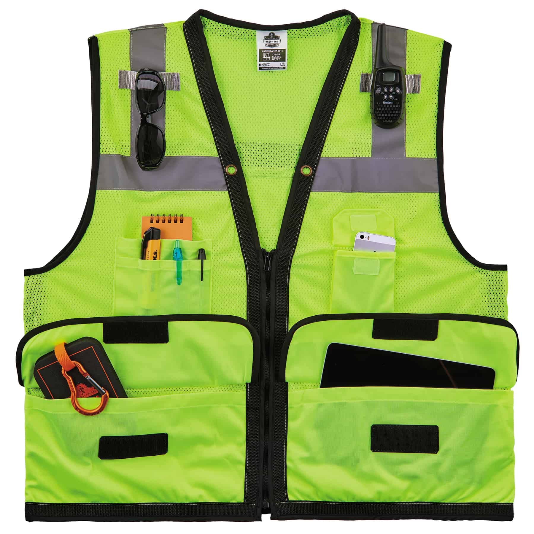 Ergodyne GloWear 8253HDZ Chaleco de malla resistente tipo R clase 2