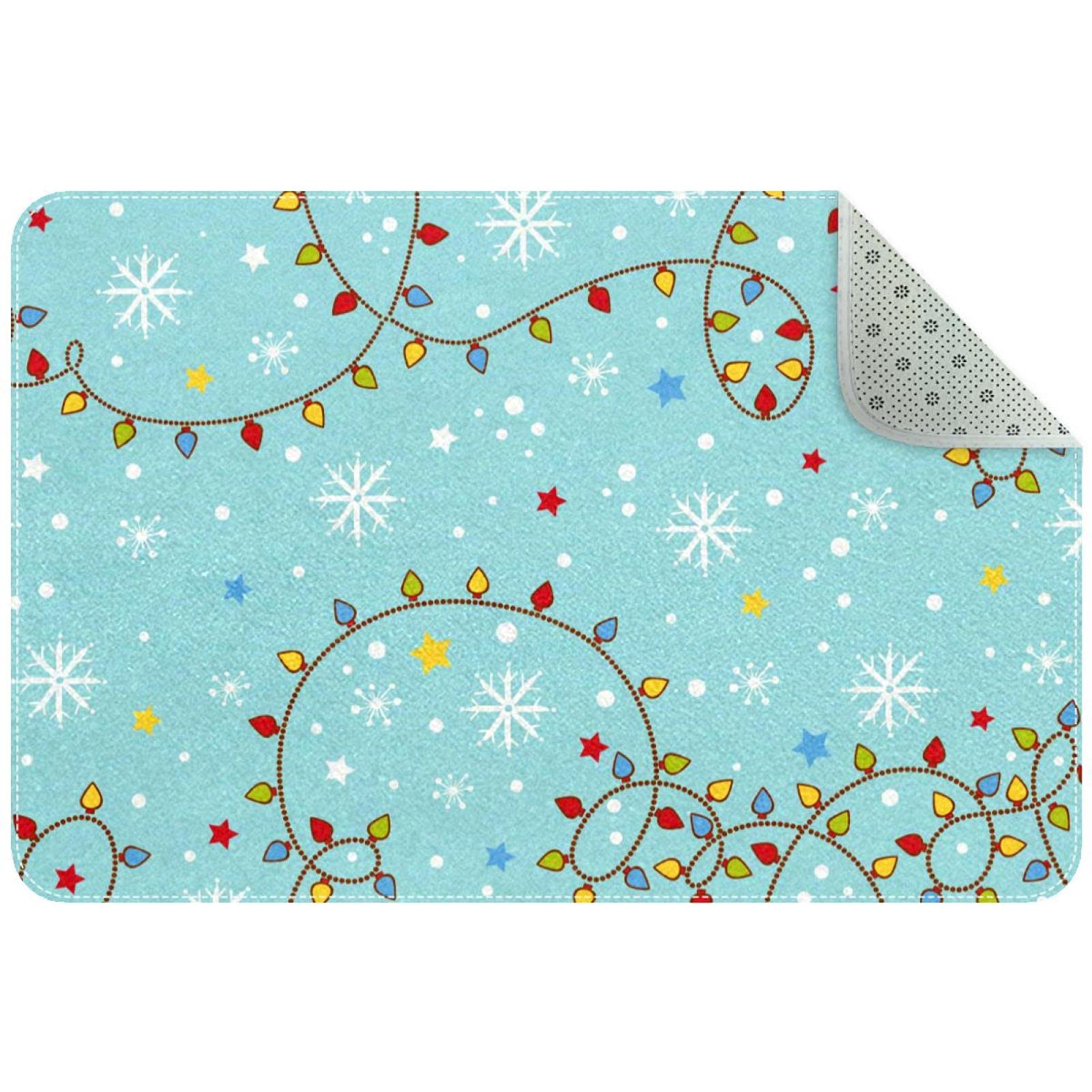 Paillasson d'entrée absorbant lavable en machine pour intérieur et jardin